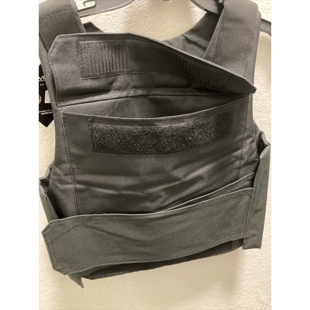 VISM NcSTAR Plate Carrier External Pocket Black 2XL+ Vest - Picture 7 of 8